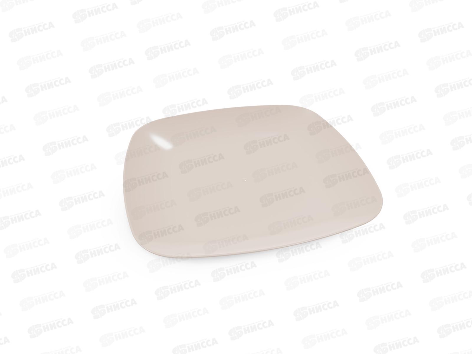 Тарелка &quotКвадро&quot плоская (бежевый) *25 М8044