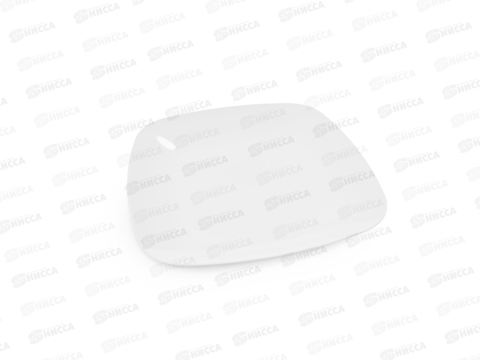 Тарелка &quotКвадро&quot плоская (белый) *25 М8043