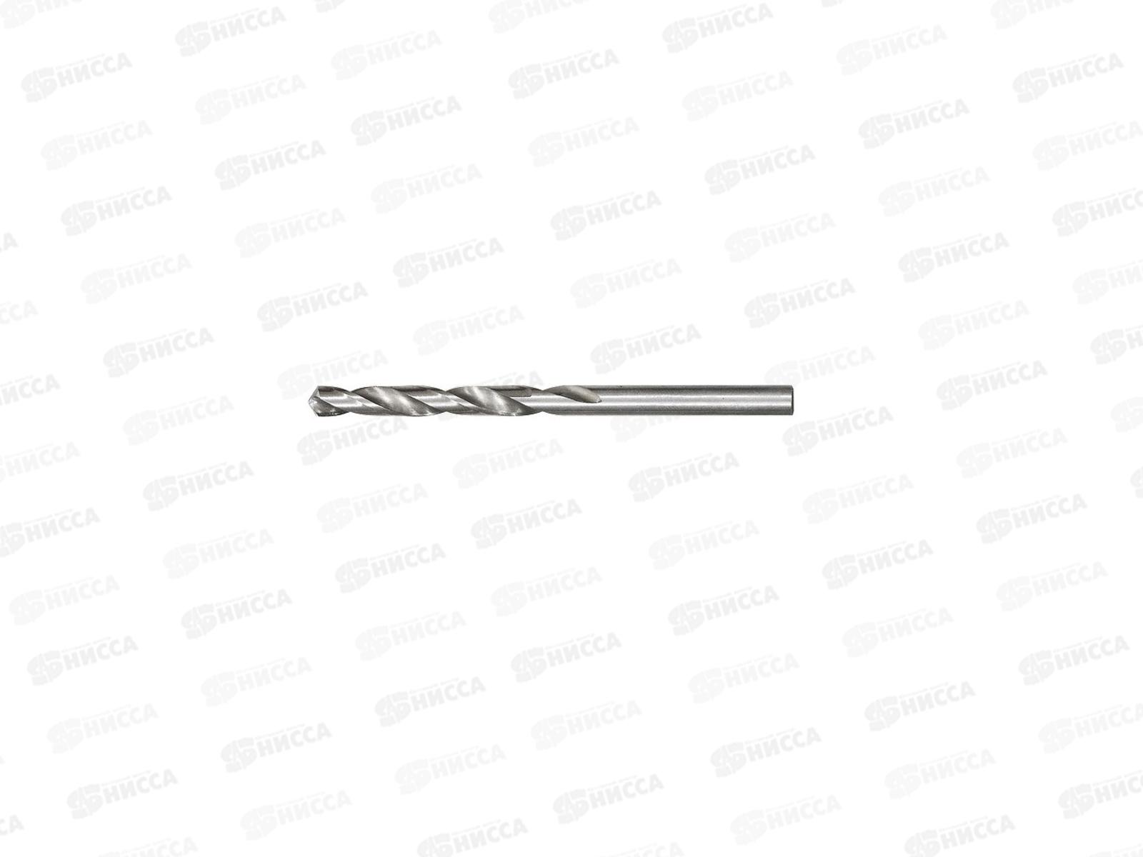 Сверло по металлу, 10 мм, полированное, HSS, класс точечной сварки В, 118град., цилиндр. хв., блистер 1 шт, &quotРубин&quot TDM, 0109