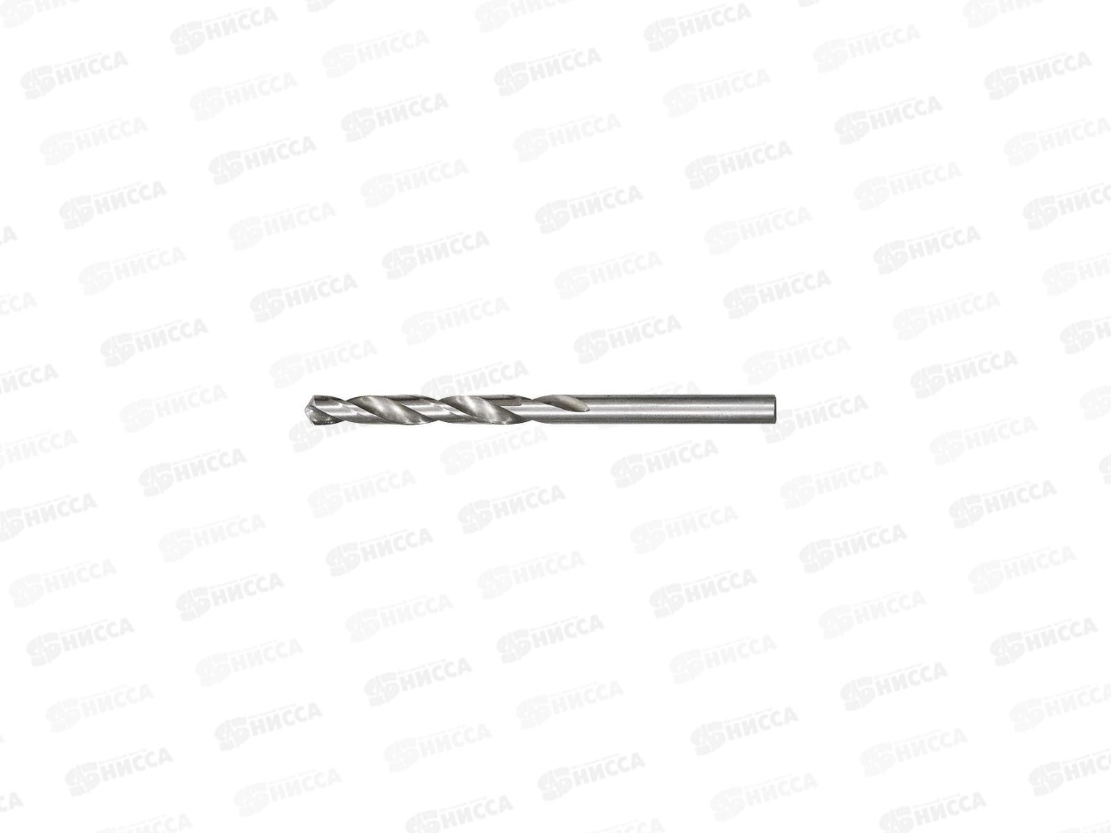 Сверло по металлу,  3 мм, полированное, HSS, класс точечной сварки  В, 118град., цилиндр. хв., блистер 1 шт, &quotРубин&quot TDM, 0103