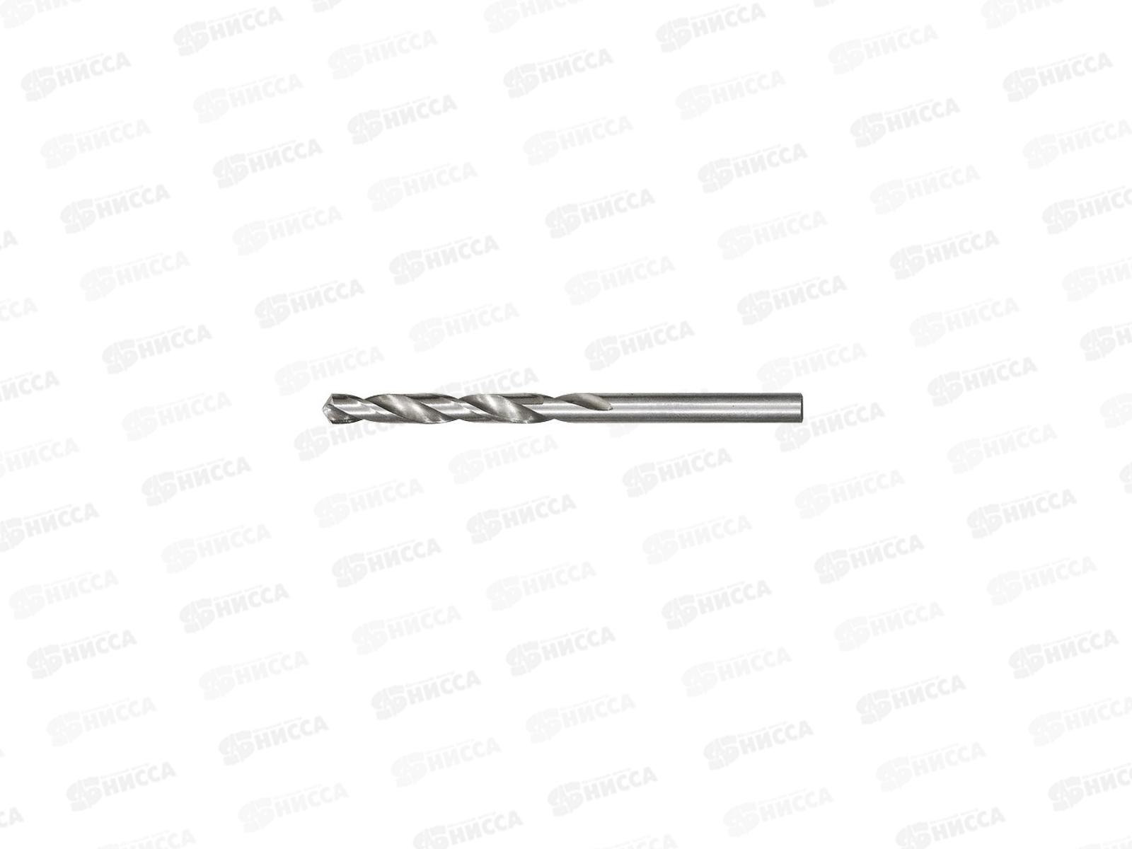 Сверло по металлу,  4 мм, полированное, HSS, класс точечной сварки В, 118град., цилиндр. хв., блистер 1 шт, &quotРубин&quot TDM