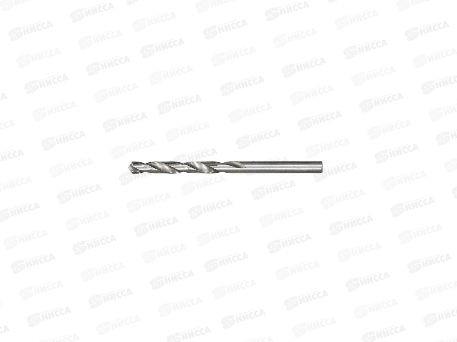 Сверло по металлу,  5 мм, полир., HSS, класс точн. В, 118град., цилиндр. хв., блистер 1 шт, &quotРубин&quot TDM, 0106