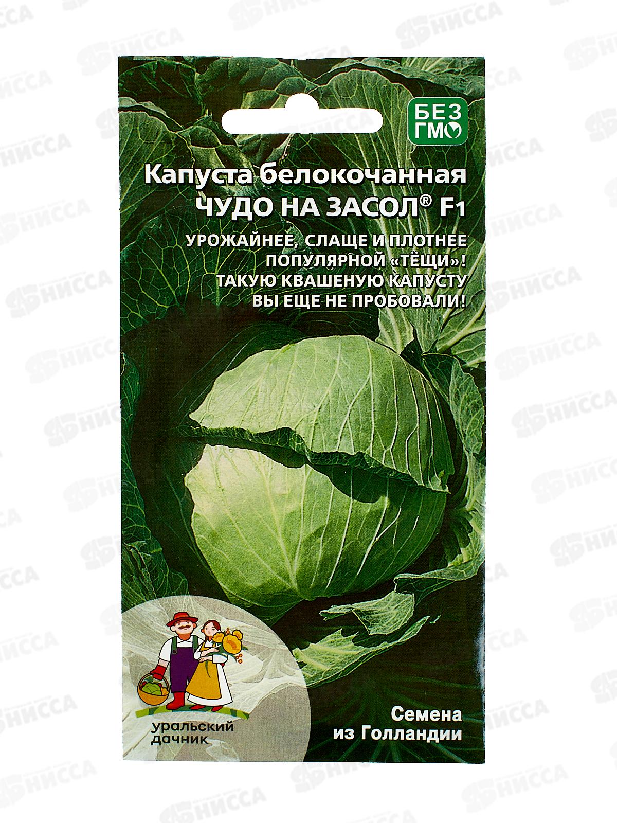 Капуста Чудо на засол белокочанная F1 Евро *10 УрД +