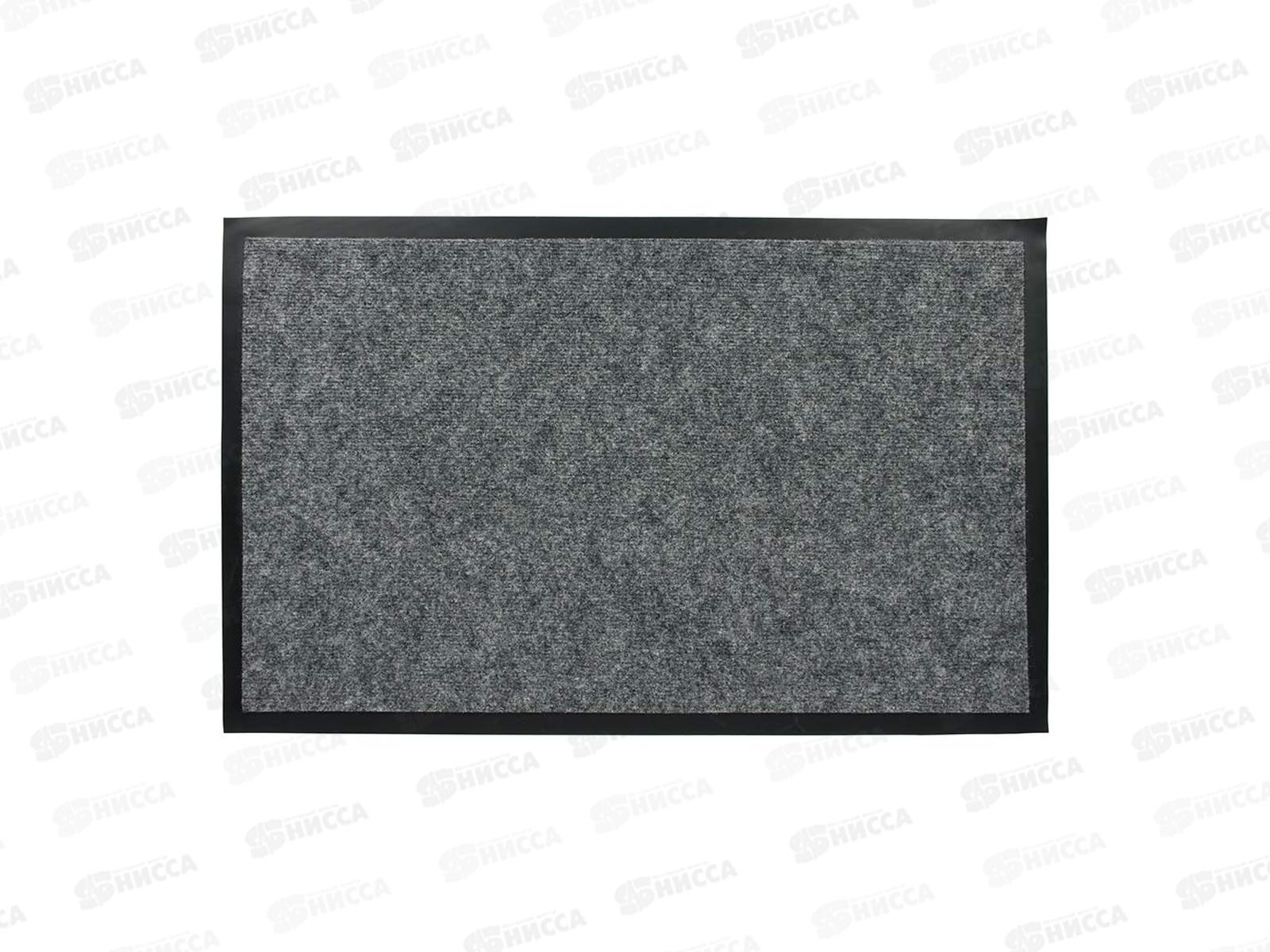 Коврик влаговпитывающий ребристый &quotTrip&quot 50*80см &quotVORTEX&quot серый 24192*10