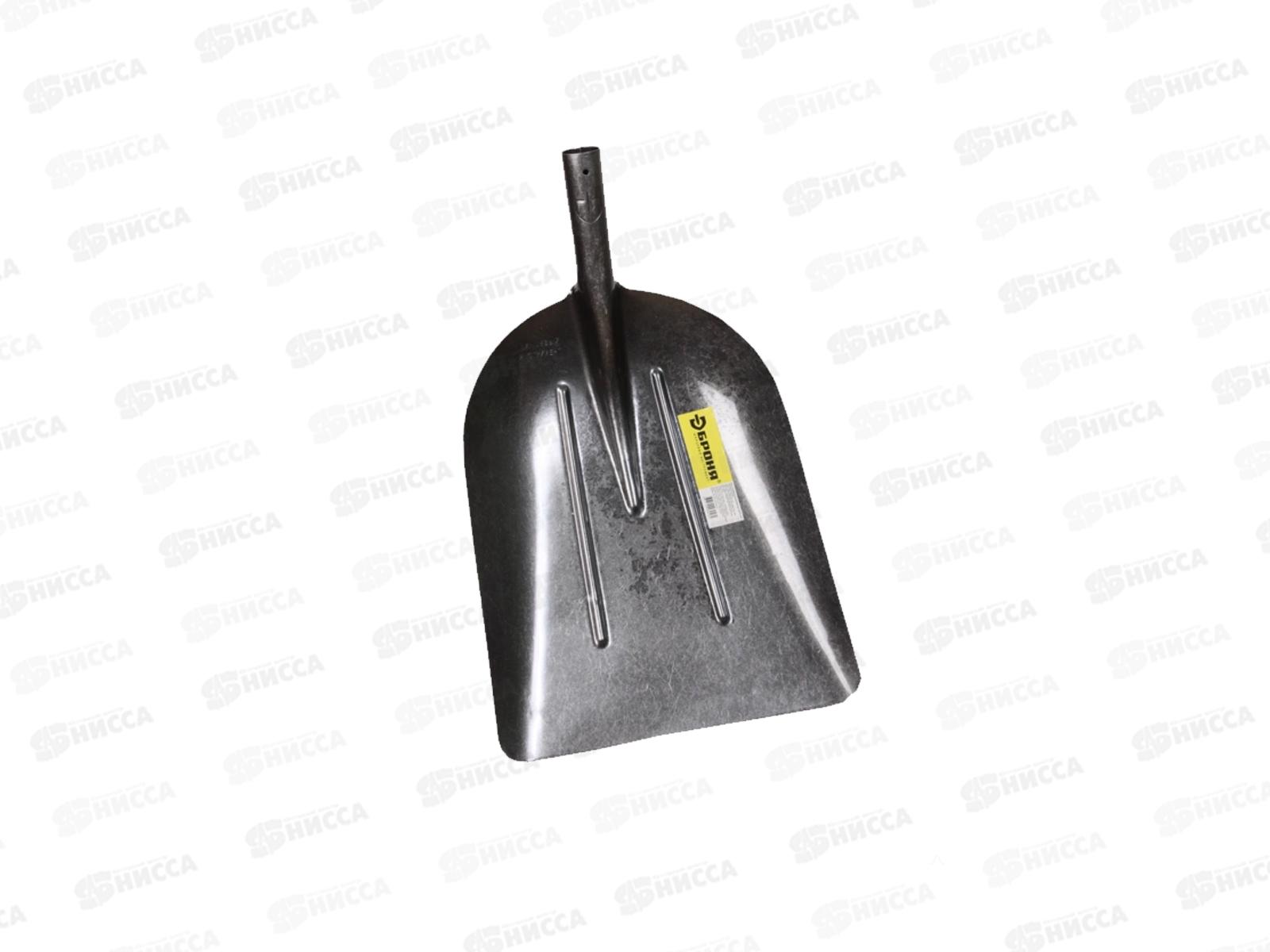 Лопата снегоуборочная большая БРОНЯ (рельсовая сталь), б/ч  *12