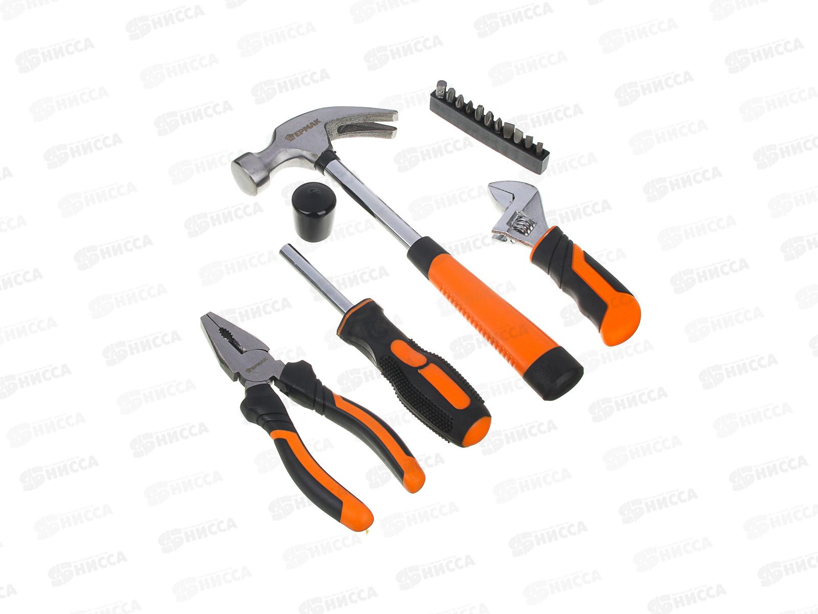 Набор инструментов ЕРМАК 17предметов универсальный 736-178 г