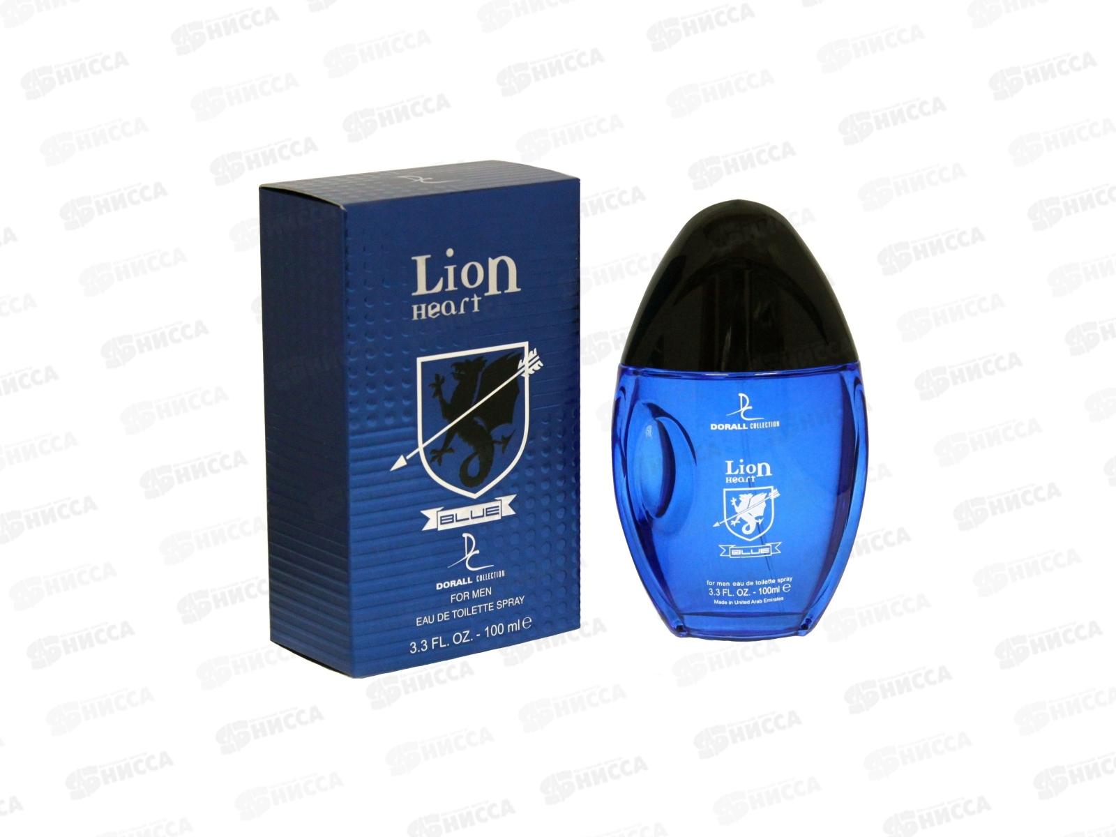 DC LION HEART BLUE, туалетная вода 100мл мужская *48  M