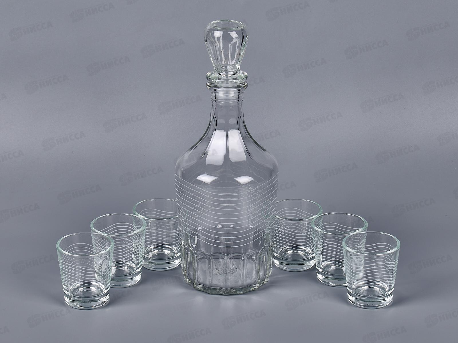 Набор для вина 7 предметов 1230-Г Мираж