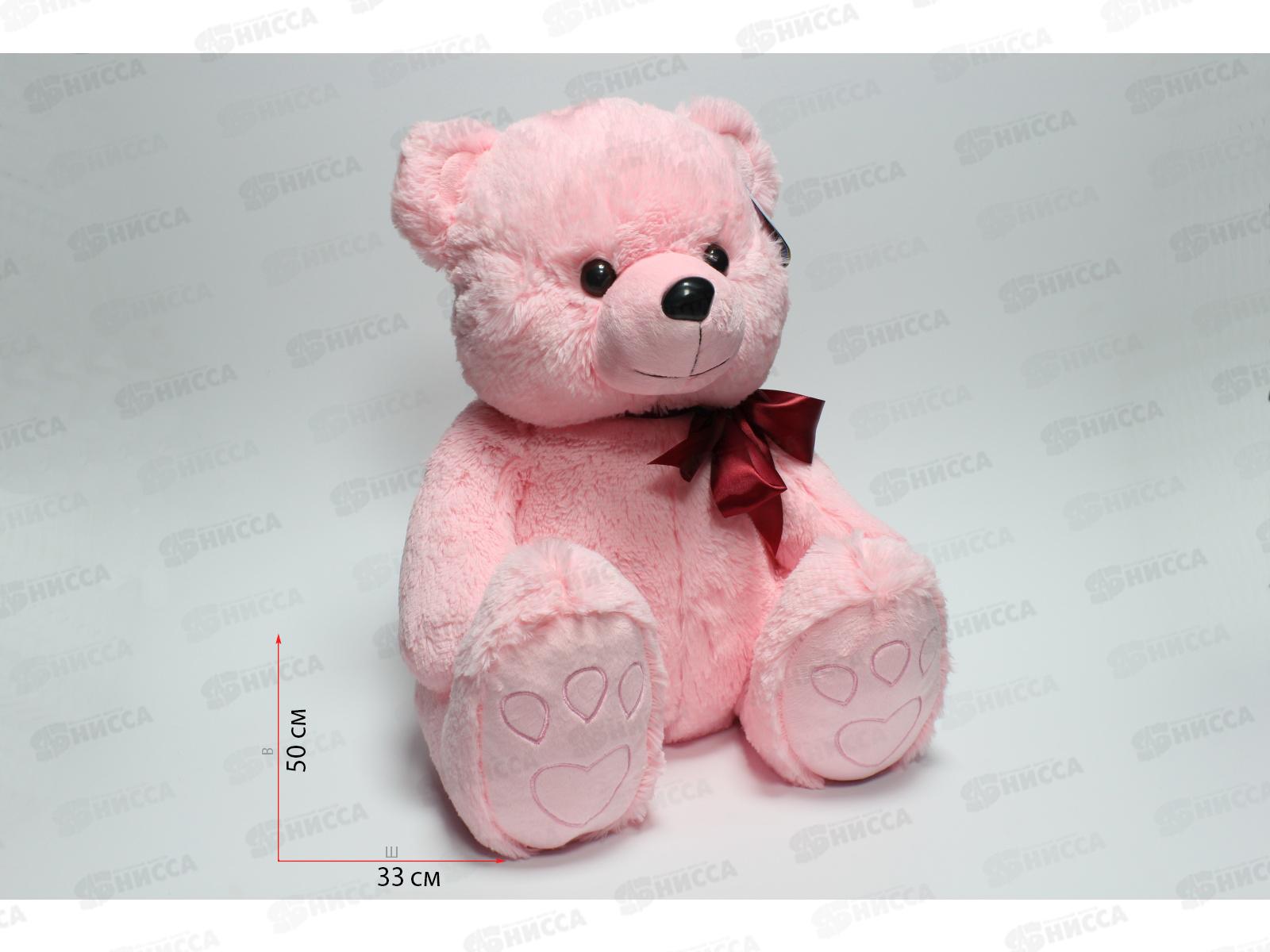 Медведь Эдди (розовый с бантом ) 14-27-3 Рэббит