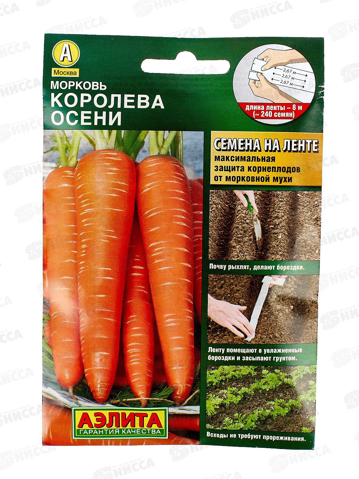 Морковь Королева Осени лента *10 АЭЛИТА +