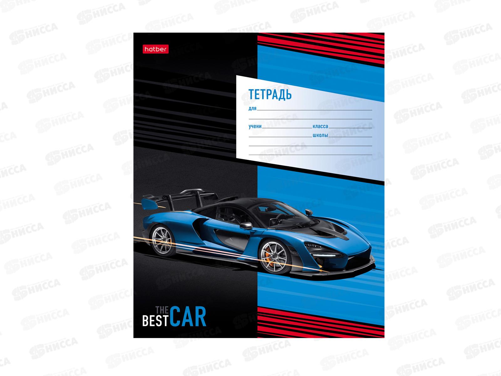 Тетрадь 12листов клетка Hatber Best Cars *10/140
