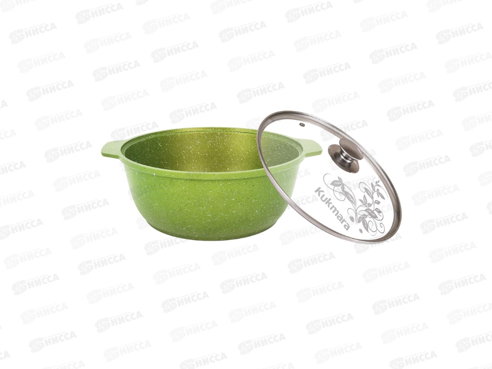 Кастрюля-жаровня 4,0л Trendy style ж41tsl Lime крышка стекло