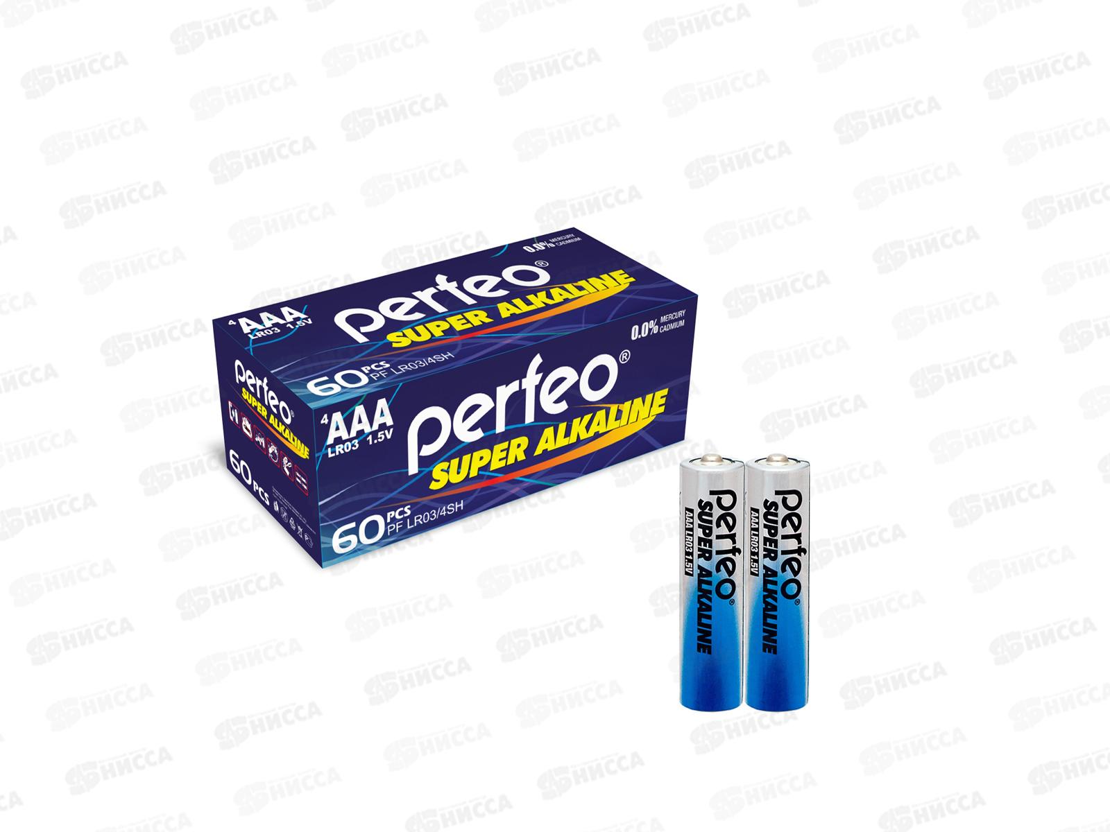 Батарейки Perfeo LR03 2SH Super Alkaline *2/60/960