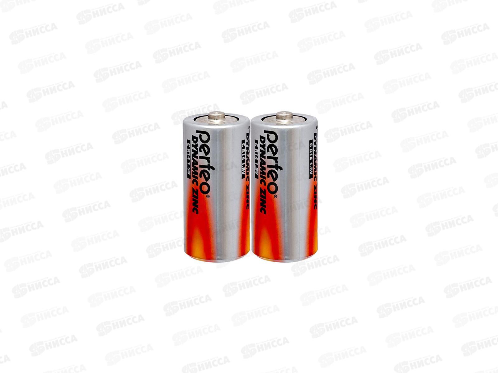 Батарейки Perfeo R14 2SH Dynamic Zinc *2/24/480