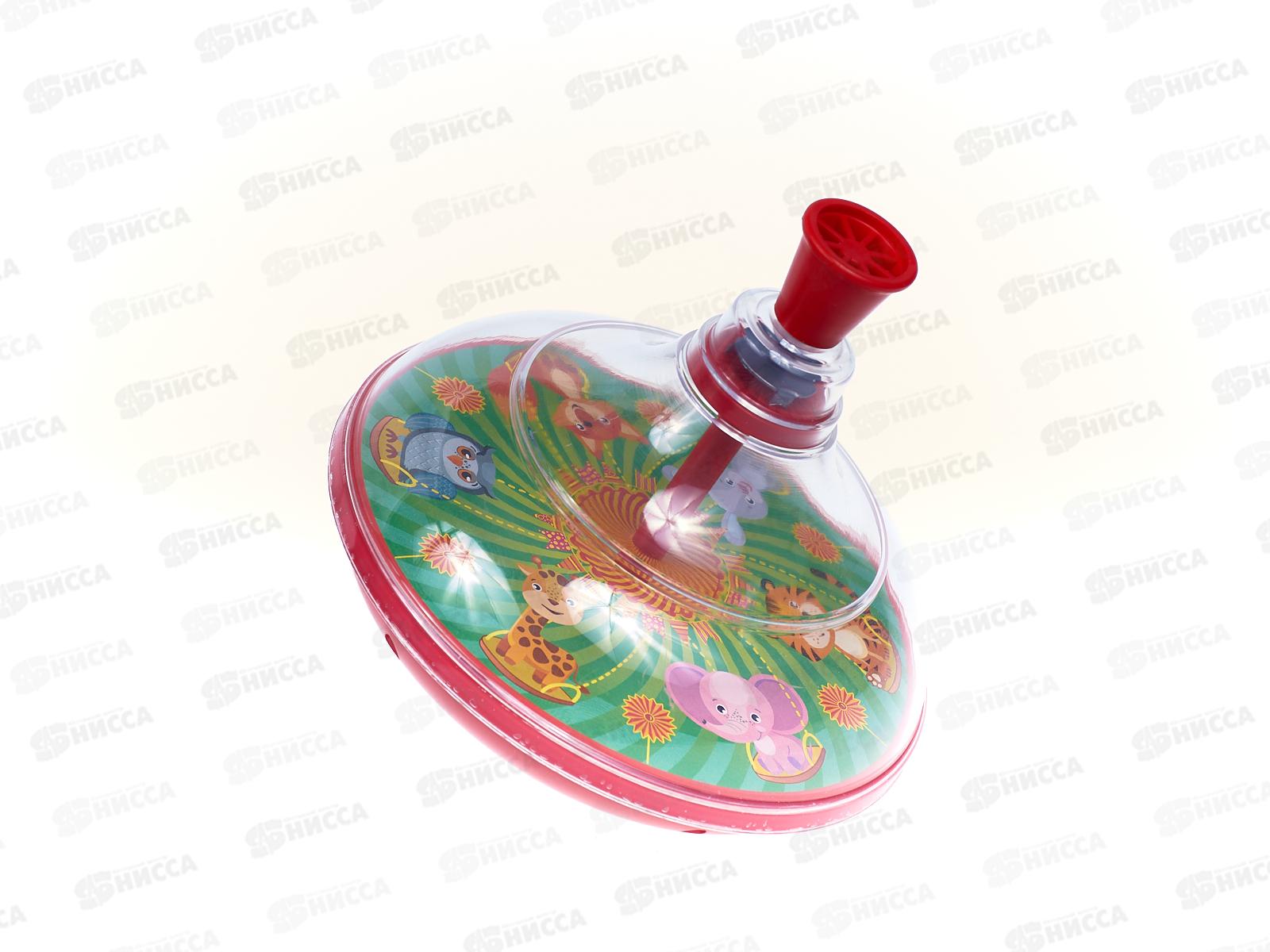 Юла прозрачная &quotElefantino&quot Зоопарк, красный, IT106255 в сетке