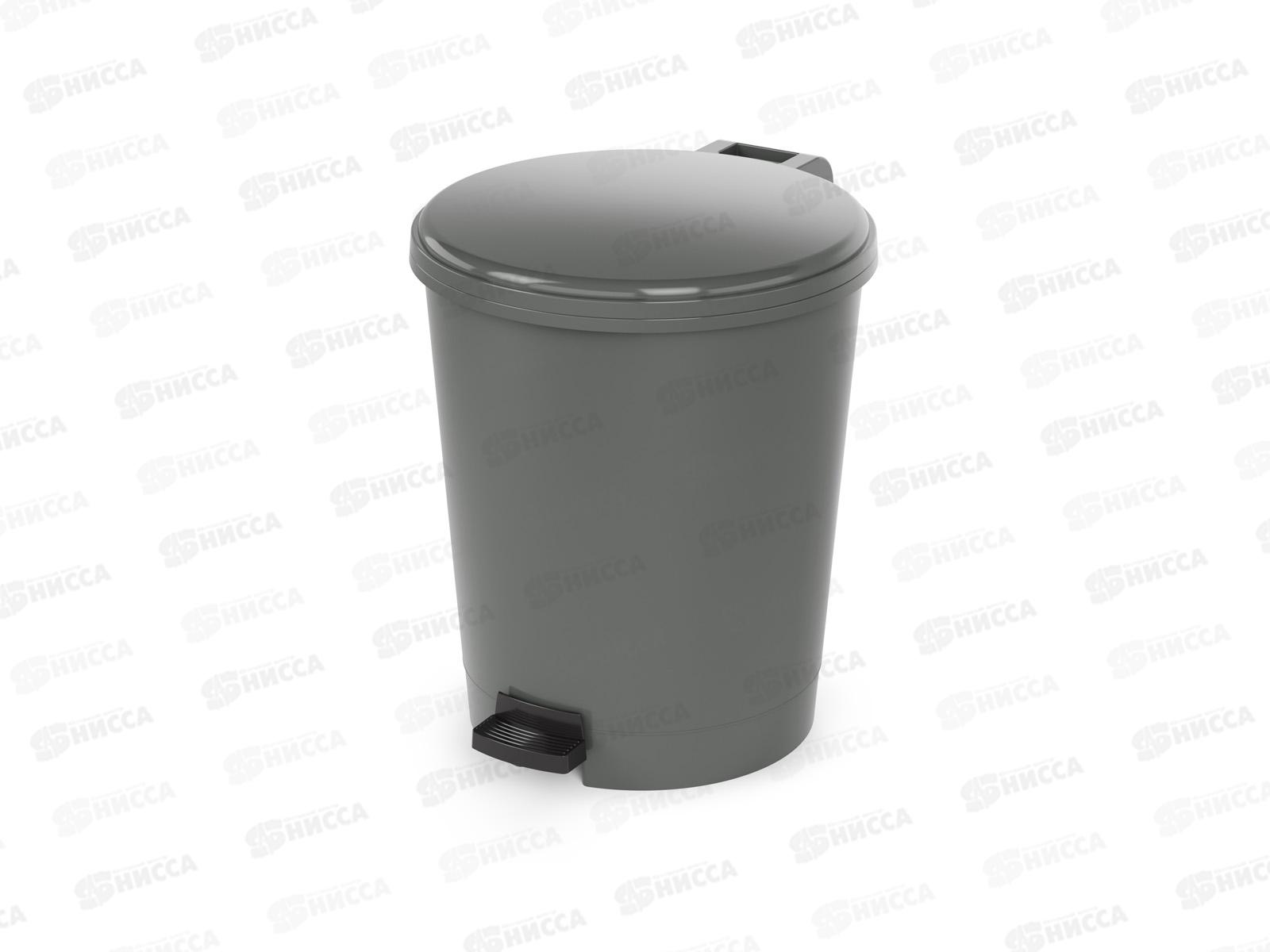 Ведро 12л Эконом (с педалью) ассорти *2 М7250