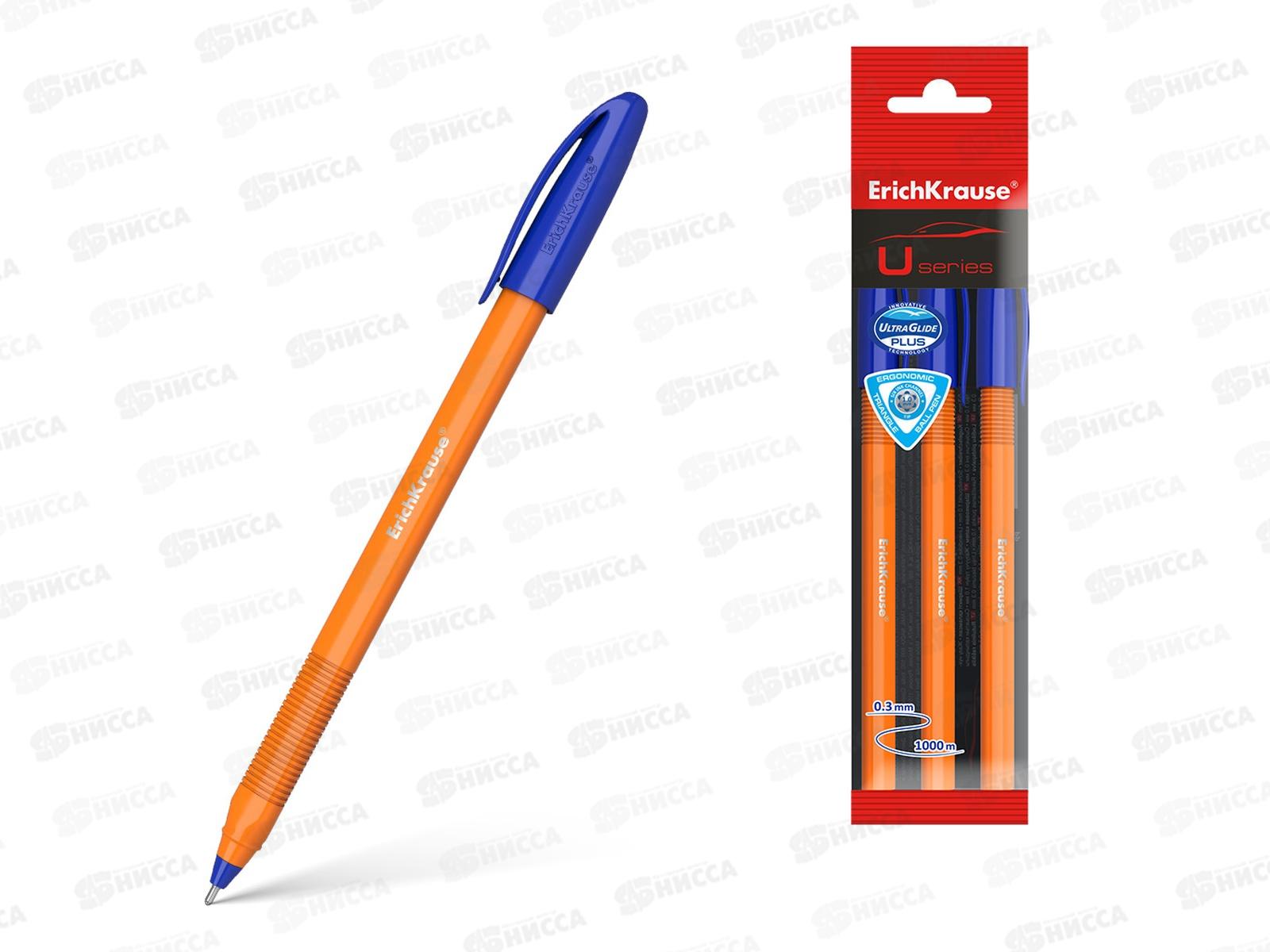 Ручка шариковая EK 47582 U-108 Orange Stick синий *50/2400
