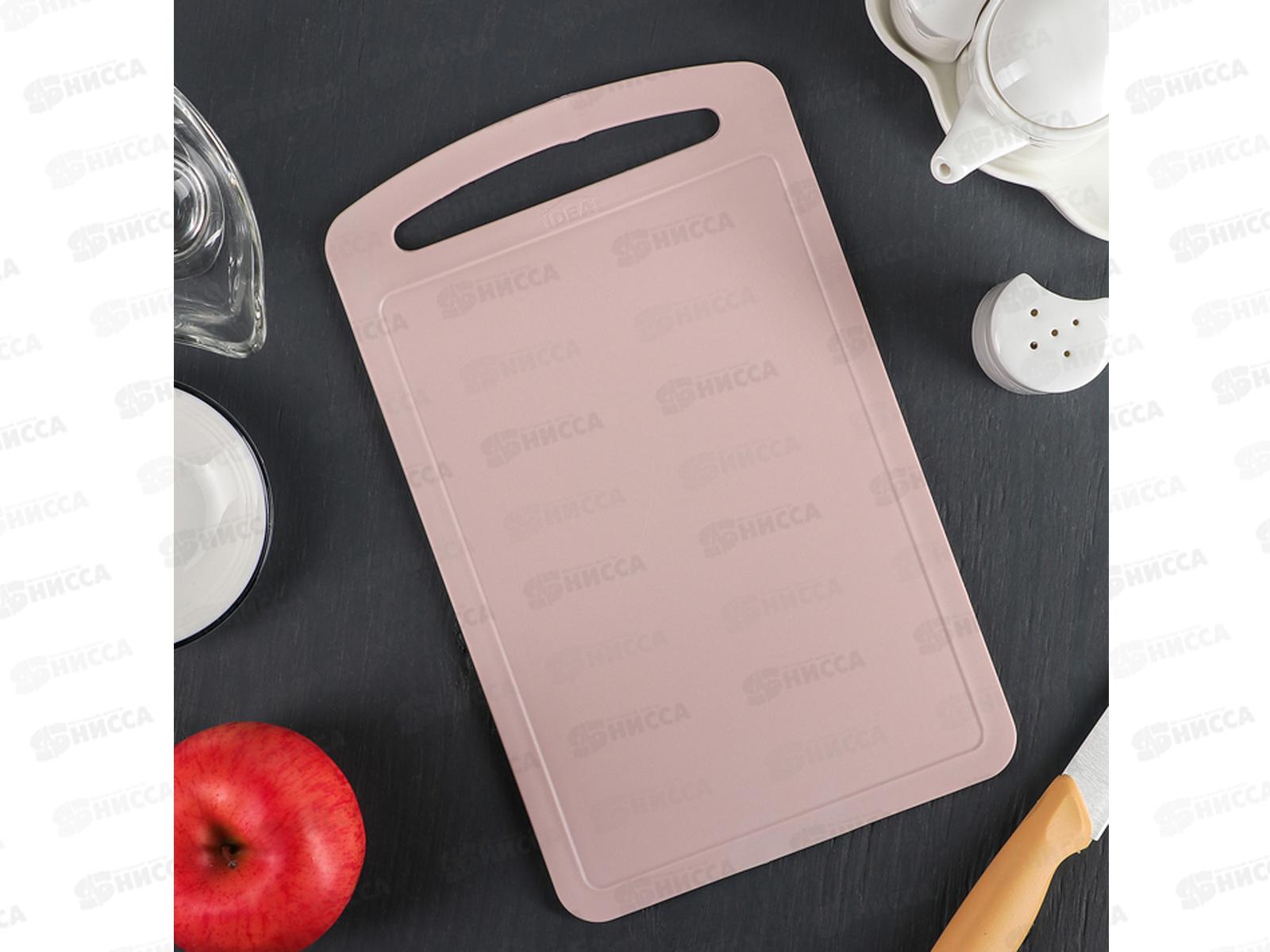 Доска разделочная большая чайная роза 270*340мм  *60 (Ангора)