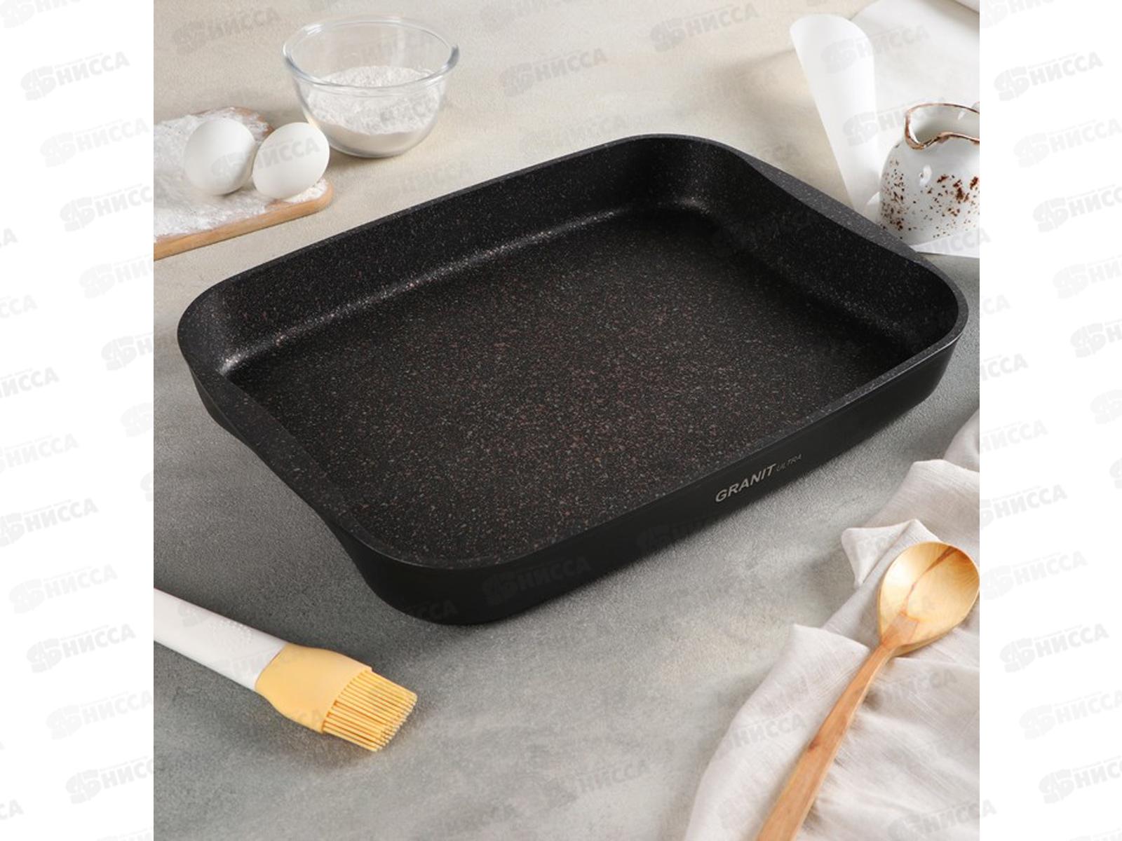 Противень 400*295*50 антипригарное покрытие Granit Ultra original пго03а