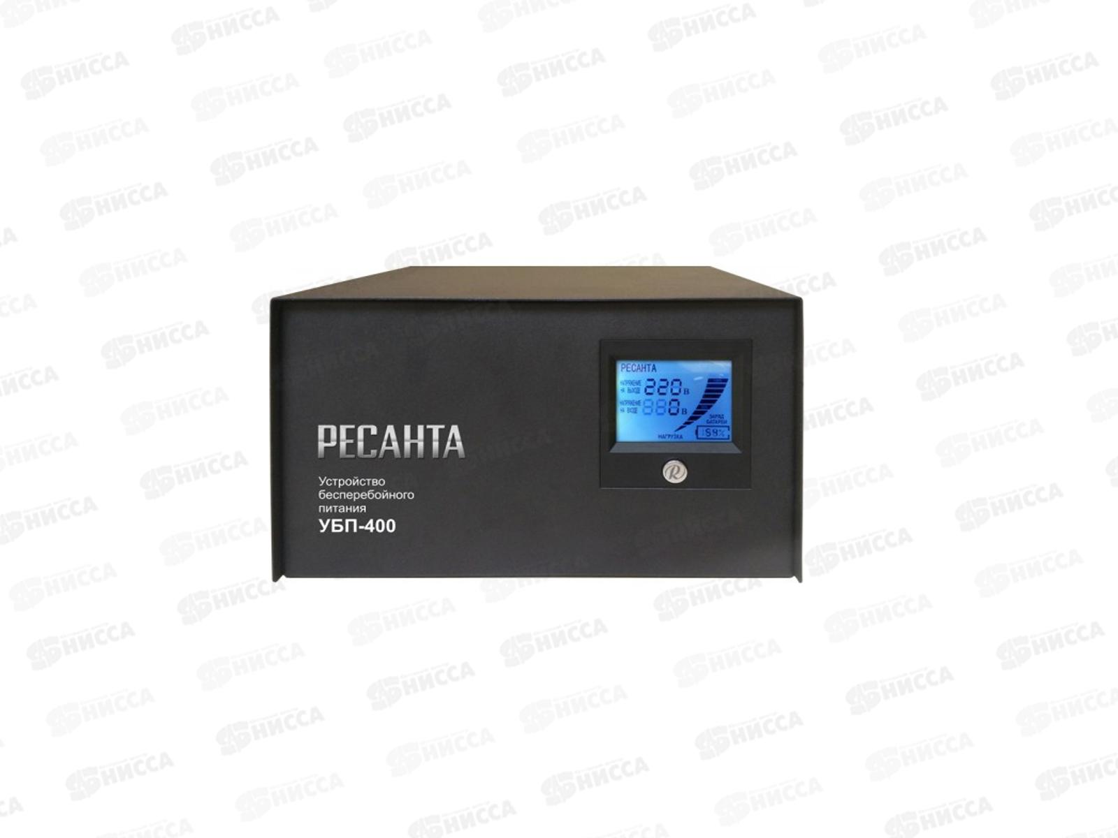 Устройство бесперебойного питания УБП-400  300Вт 12В Ресанта (для газовых котлов) без АКБ