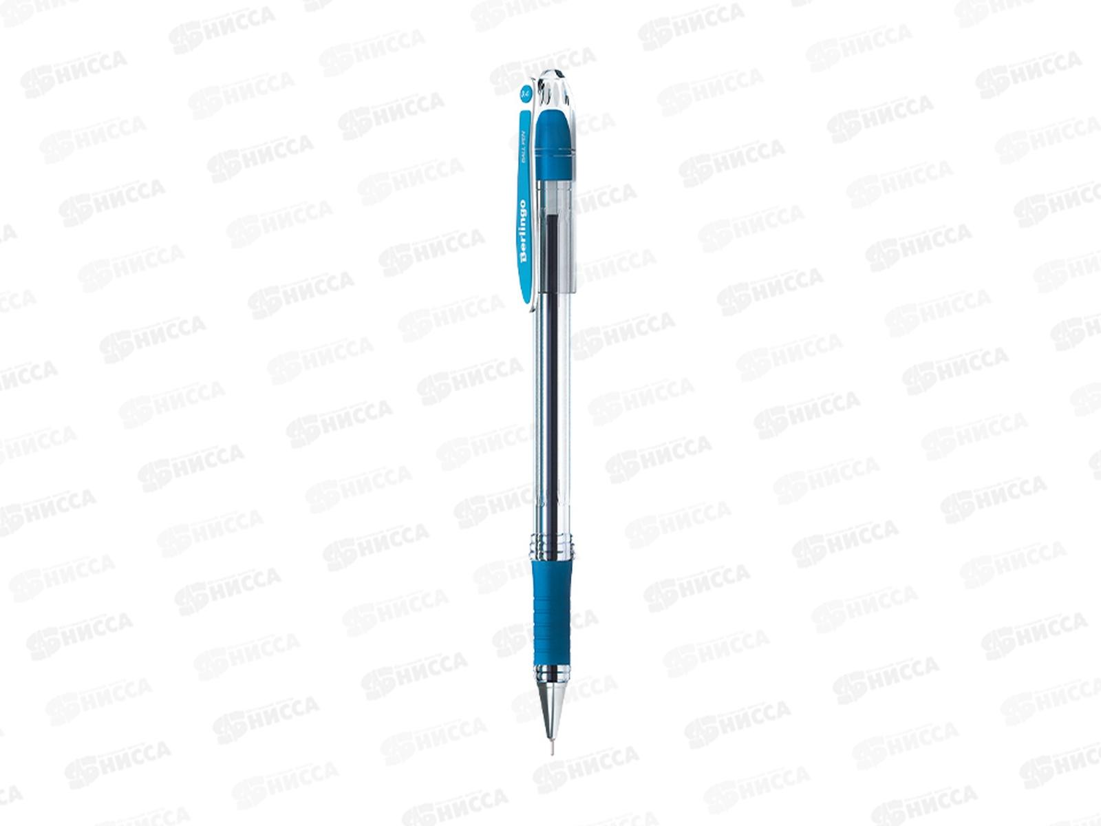 Ручка шариковая BERLINGO I-10 синяя, 0.4мм, 40012 *12
