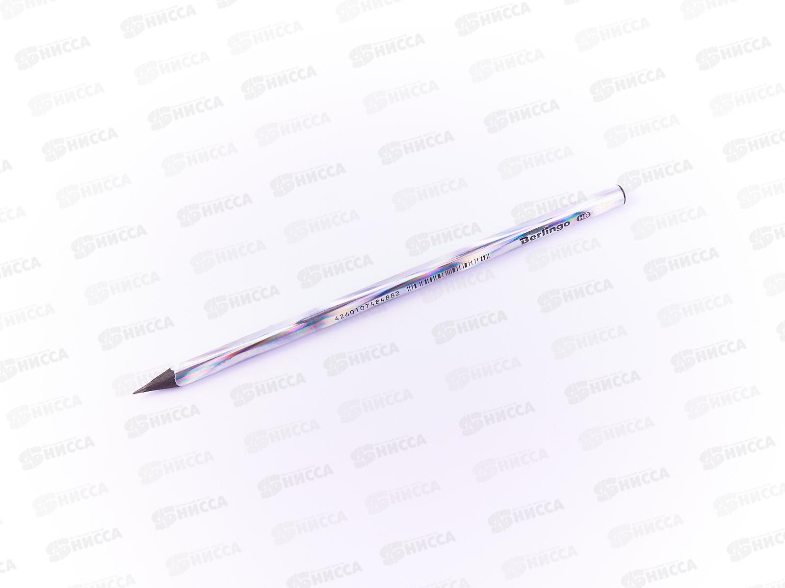 Карандаш чернографитный Berling HB Starlight заточенный черный ВP01170*72/288