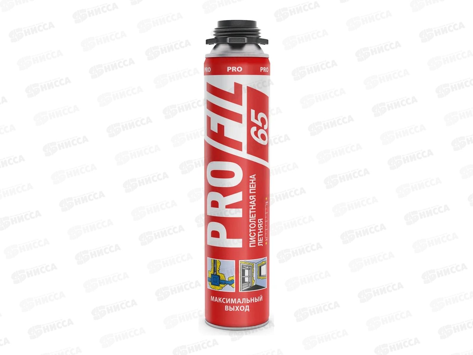 Пена монтажная PROFIL 65  820мл пистолетная, летняя, 130776 *12/672