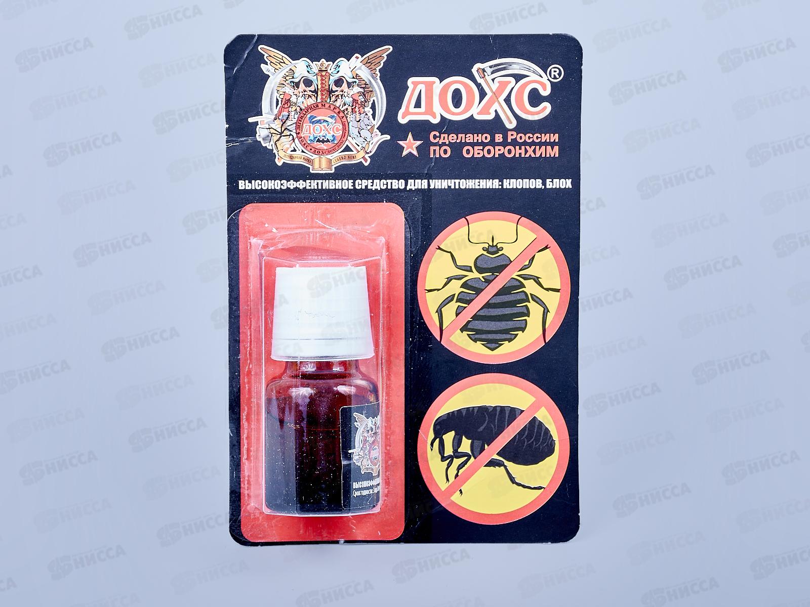 ДОХС средство от клопов и блох флакон 10мл *100