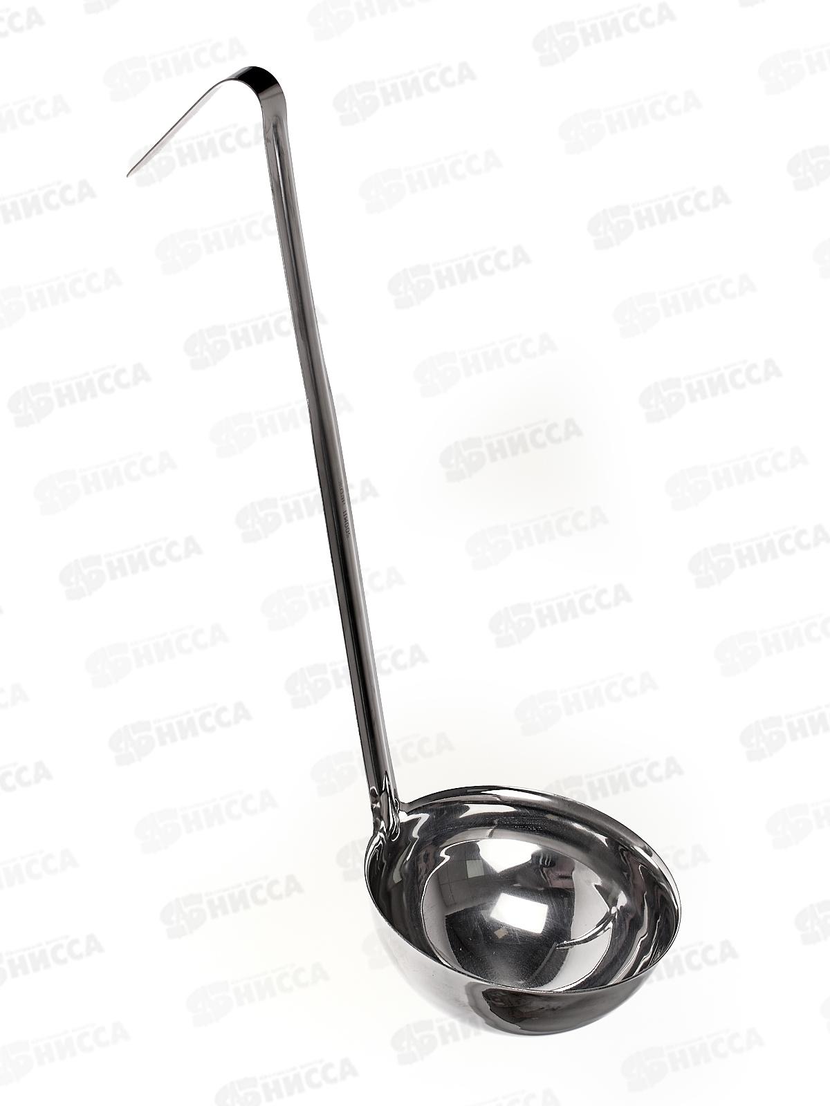 Половник сталь 500мл d-14см профессиональный цельнотянутый длинная ручка 35см 0051