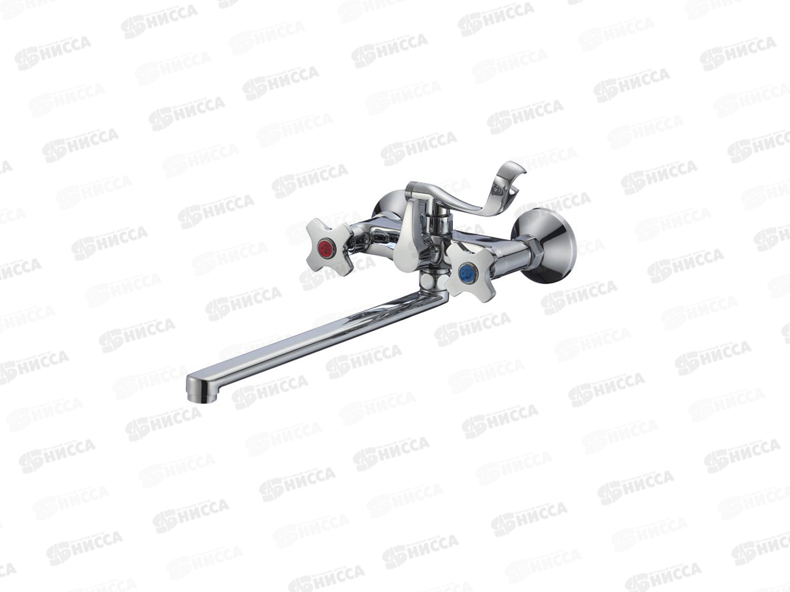 Смеситель для ванны длинный излив, керамическая кран-букса 180 градусов, SL115-140E