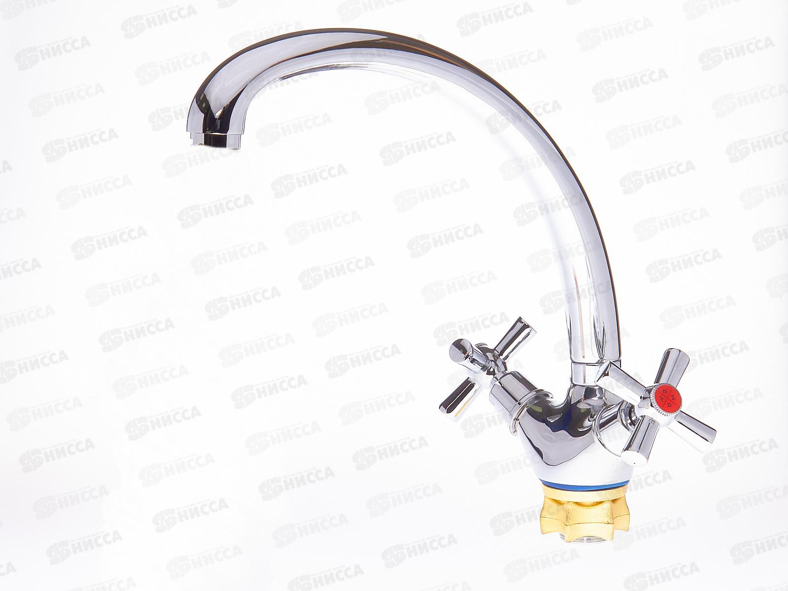 Смеситель для кухни с высоким изливом, керамическая кран-букса 180 градусов, крепление - гайка, SL138-273F