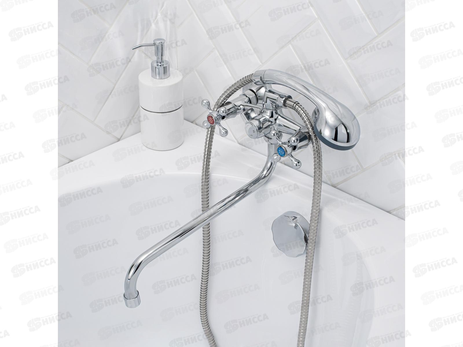 Смеситель для ванны длинный излив, керамическая кран-букса 180 градусов, SL71-140