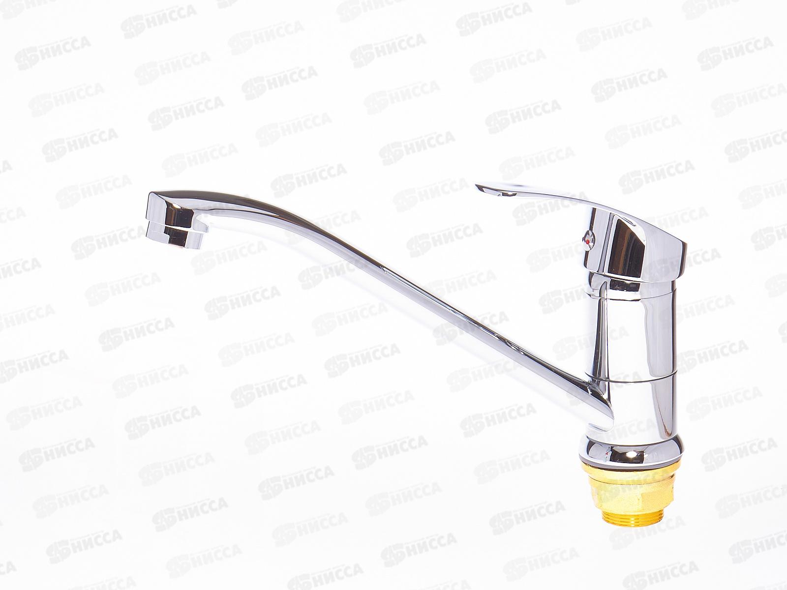 Смеситель для кухни, длинный излив, керамический картридж 35мм, крепление - гайка, SL85-004FBS-25  *10