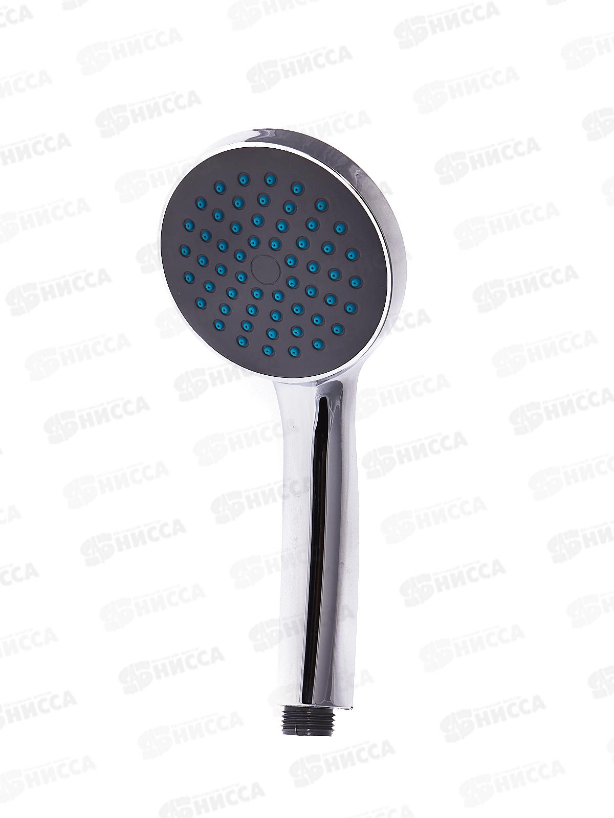 Лейка для душа пластиковая, хром, 1 режим, LE09