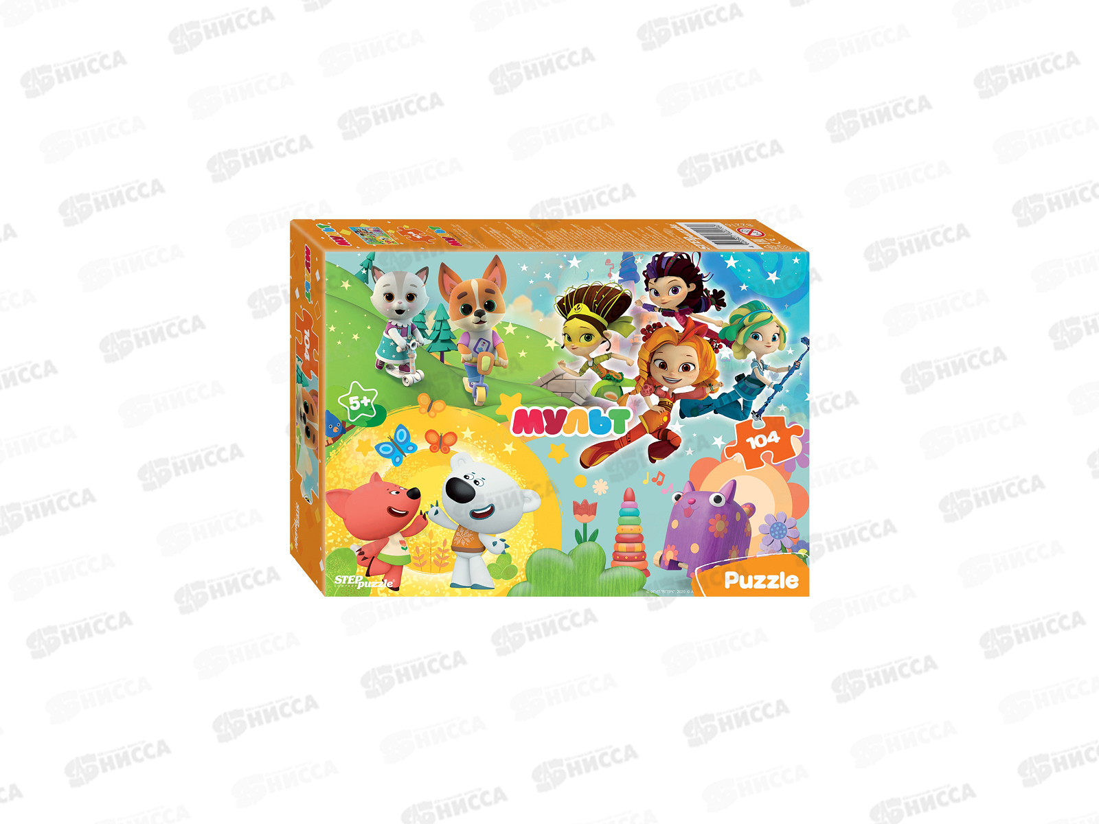 ПАЗЛЫ 104 элементов 82216 Сказочный патруль и др. Мульт *48