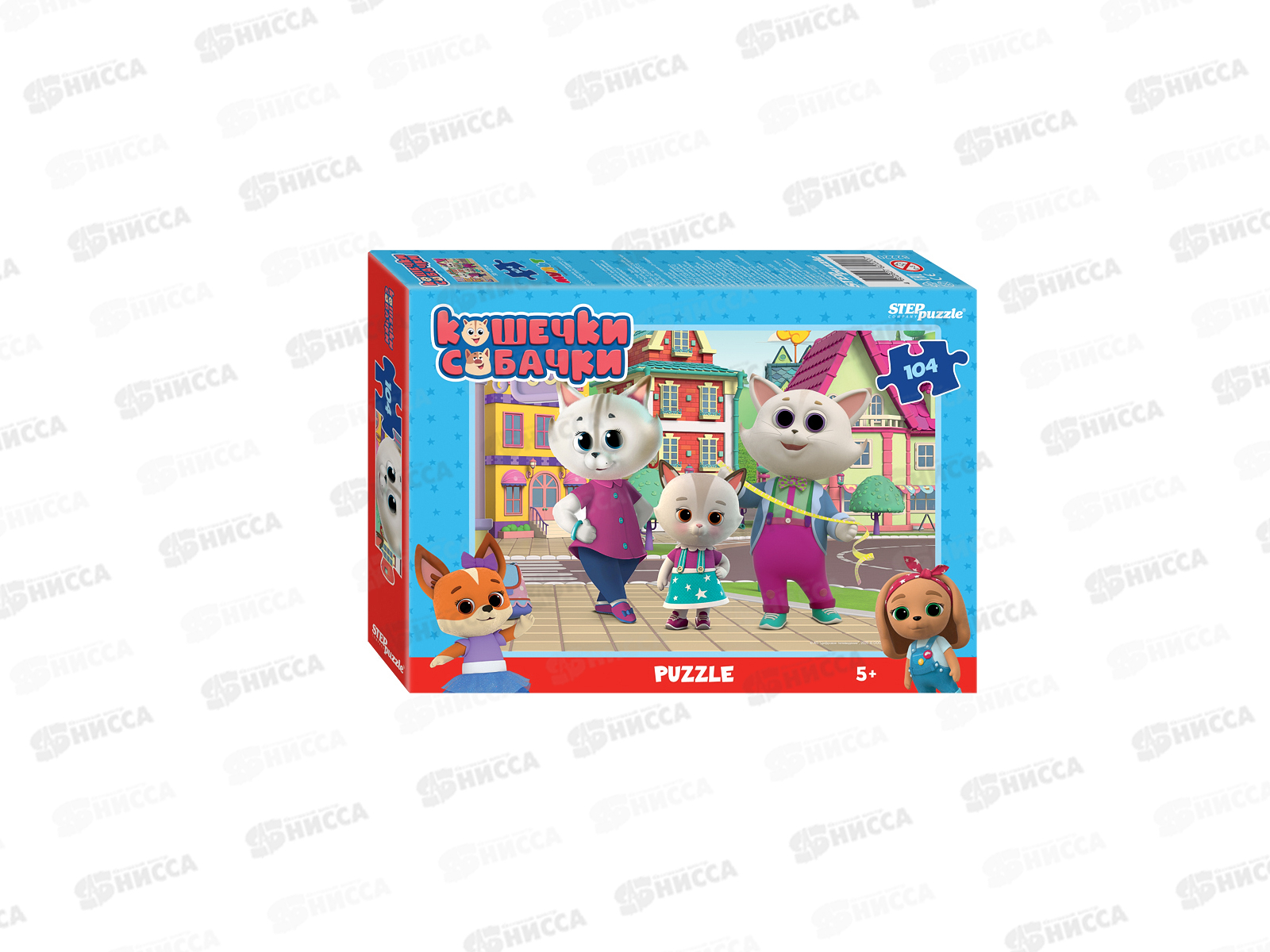 ПАЗЛ 104 элементов 82220 Кошечки и собачки  *48