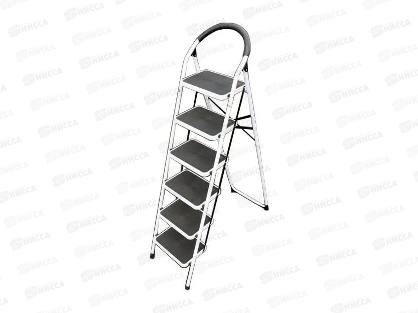 Стремянка стальная Сибирячка,  6 широких ступеней, 1.36м, Р4026F *2