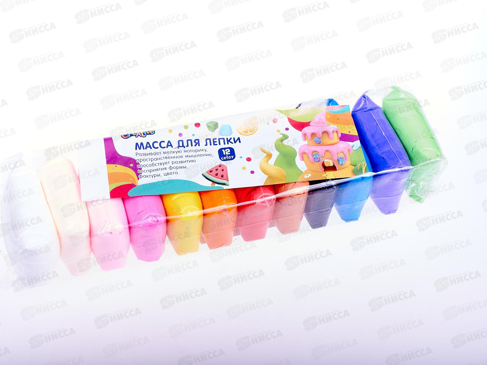 Масса д/лепки MAZARI 12цв.,стек3шт,.М-4194-12*120