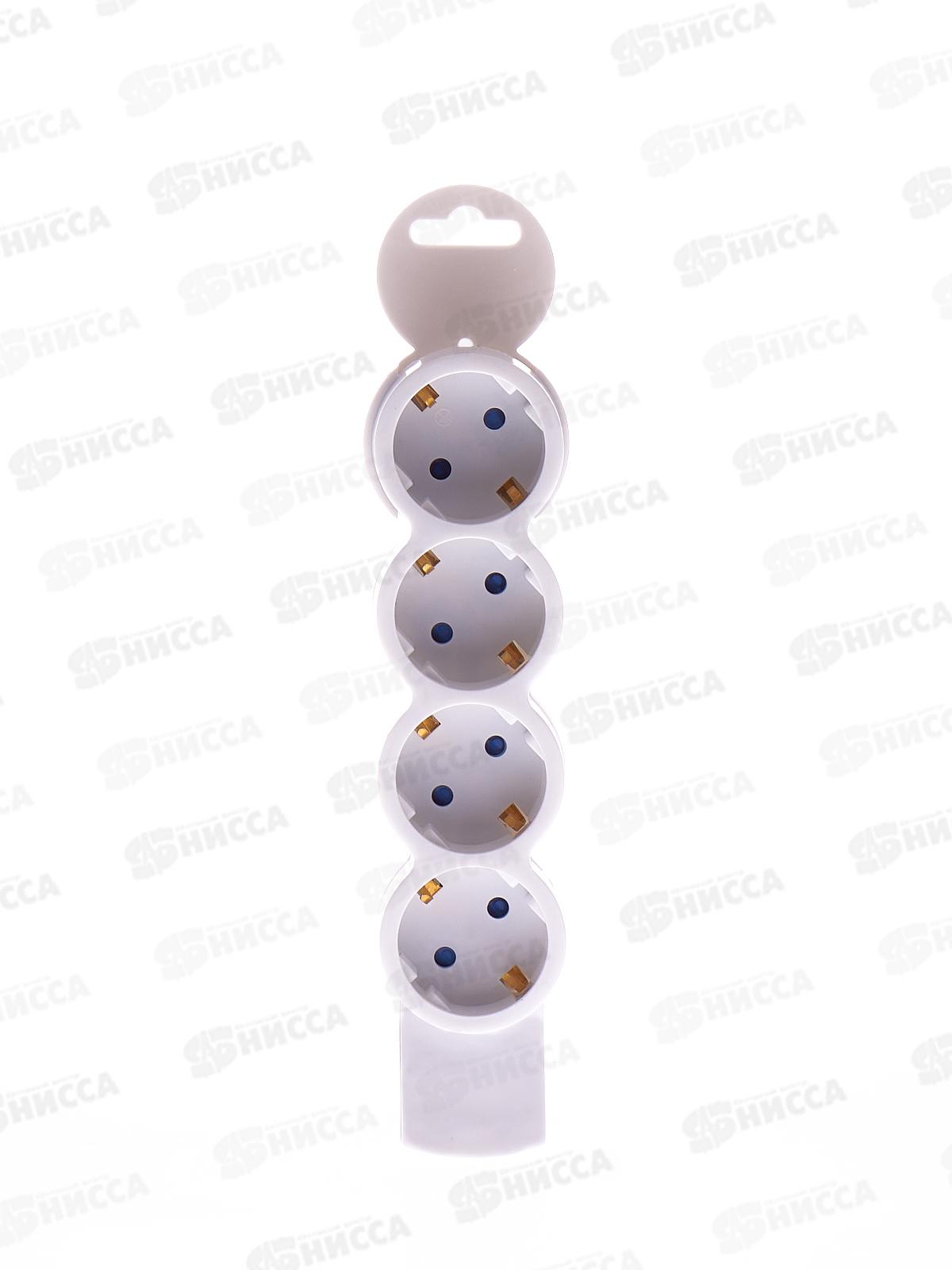 Колодка REV Quick Fix на 4гнезда , с заземлением, защитными шторками 32020