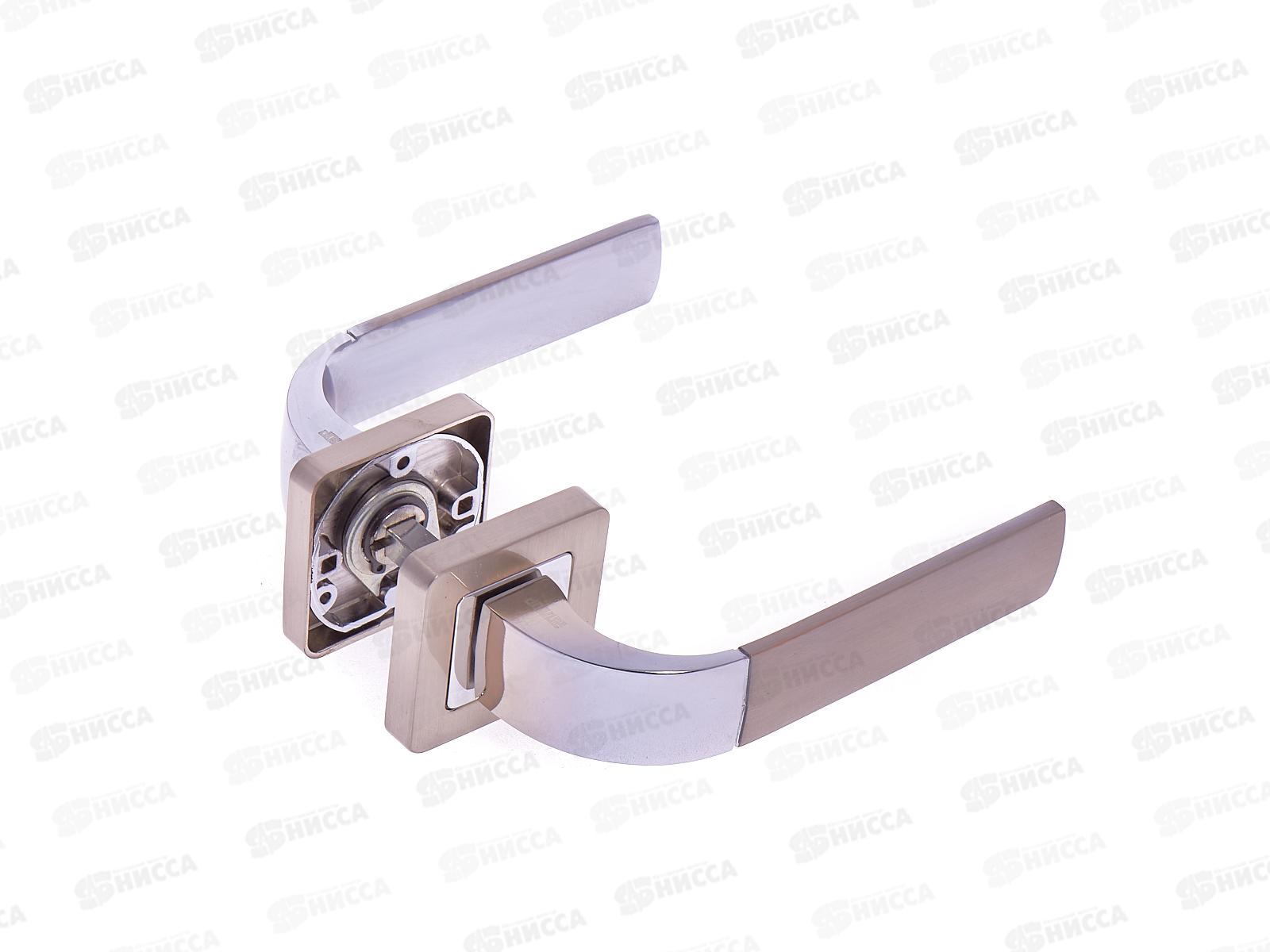 Ручки для дверей Аллюр Данио APT SN/CP2282 матовый никель хром *20 442