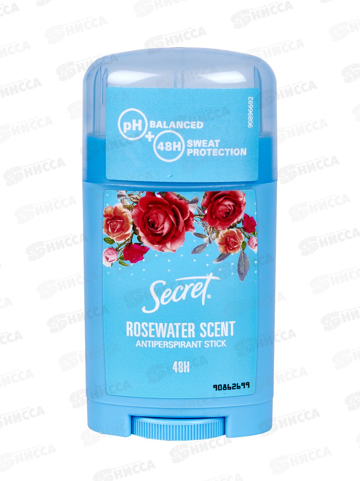 СЕКРЕТ стик 40мл Rosewater scent   *6