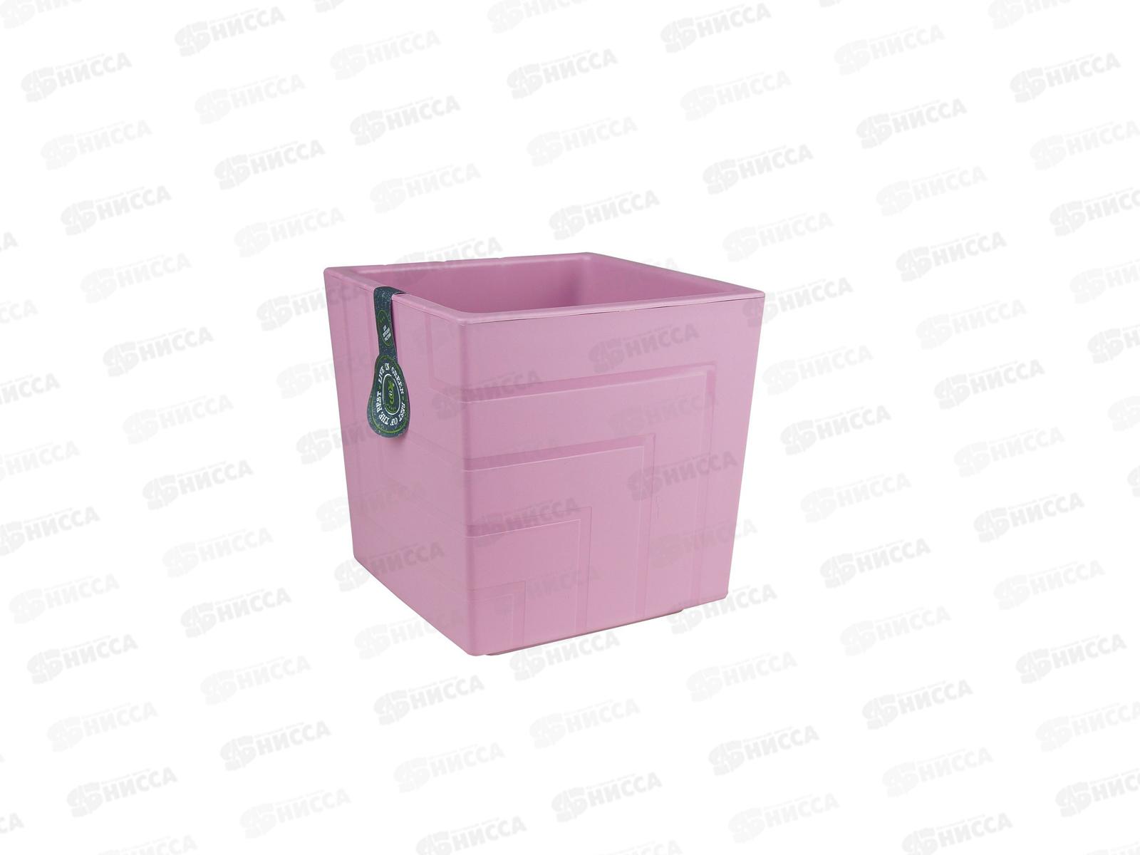 Горшок для цветов Квадро 3,3л Вереск (с вкладкой) *8