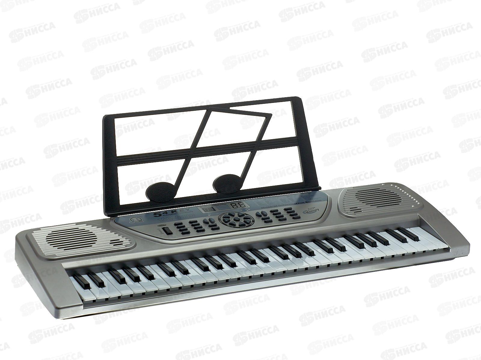 Синтезатор MQ-5416 с микрофоном, 54 клавиши, от сети в коробке  гб  *4