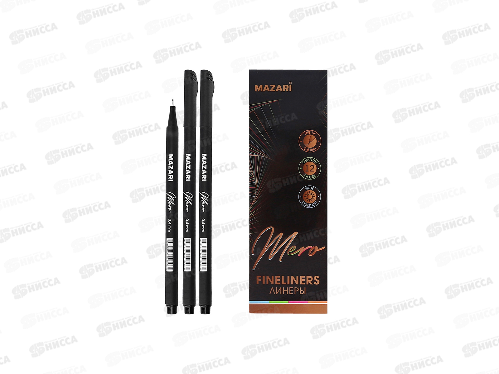 Линер MERO чёрный,М-5393-71*12/144