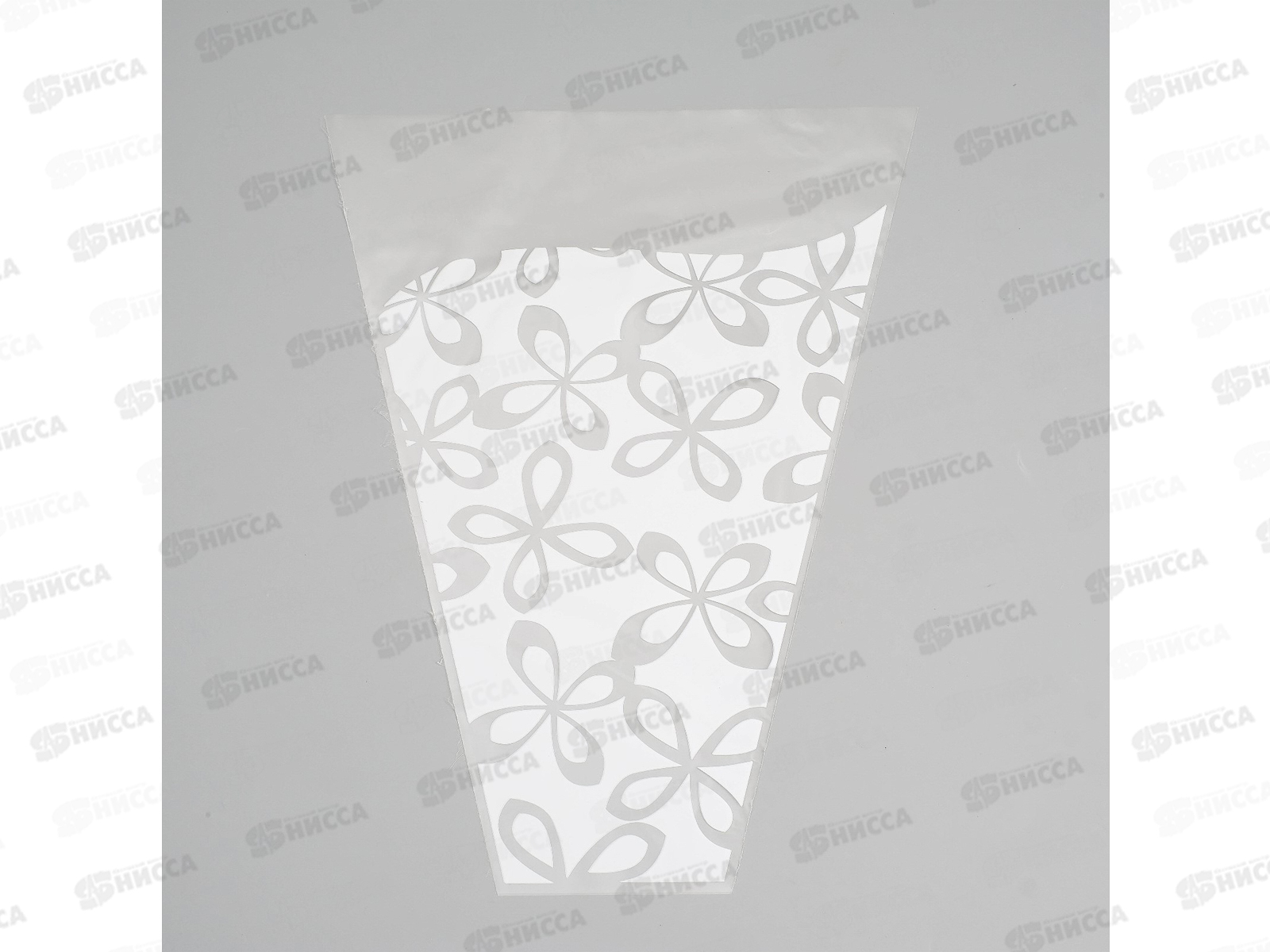 Пакет для цветов Конус Милана белый 30/40 4846413/5238615 *50