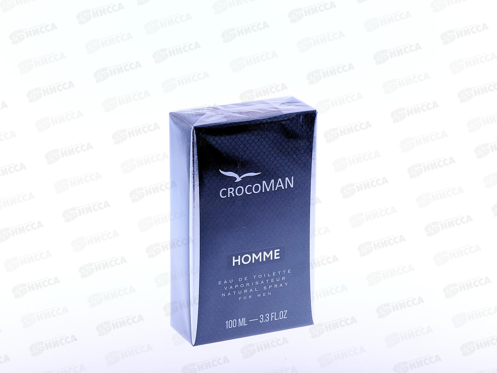 CrocoMan Homme  туалетная вода 100мл мужская М