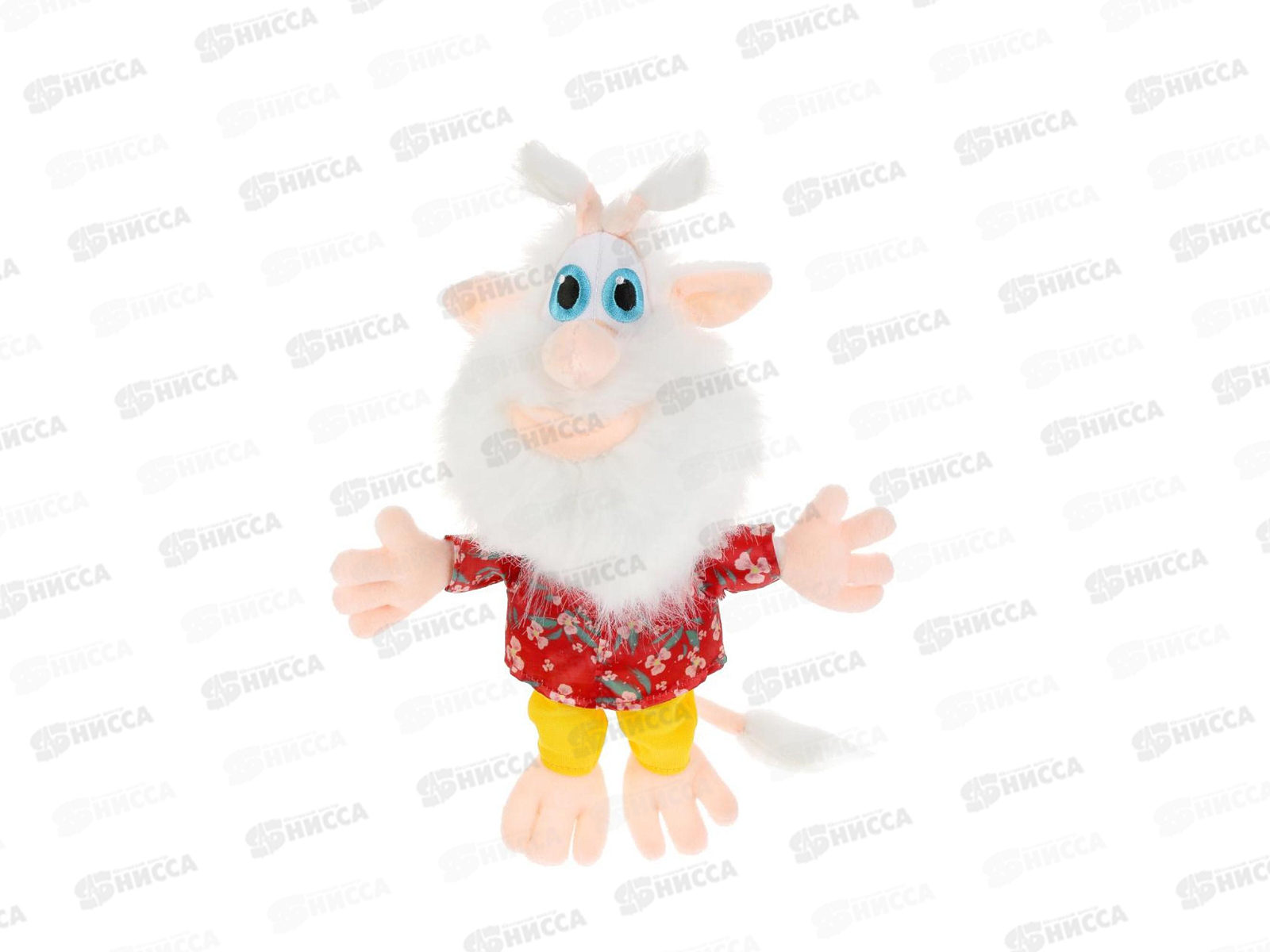 Буба в красной рубашке 20см музыкальный чип М9843-20D в пакете Мульти-пульти