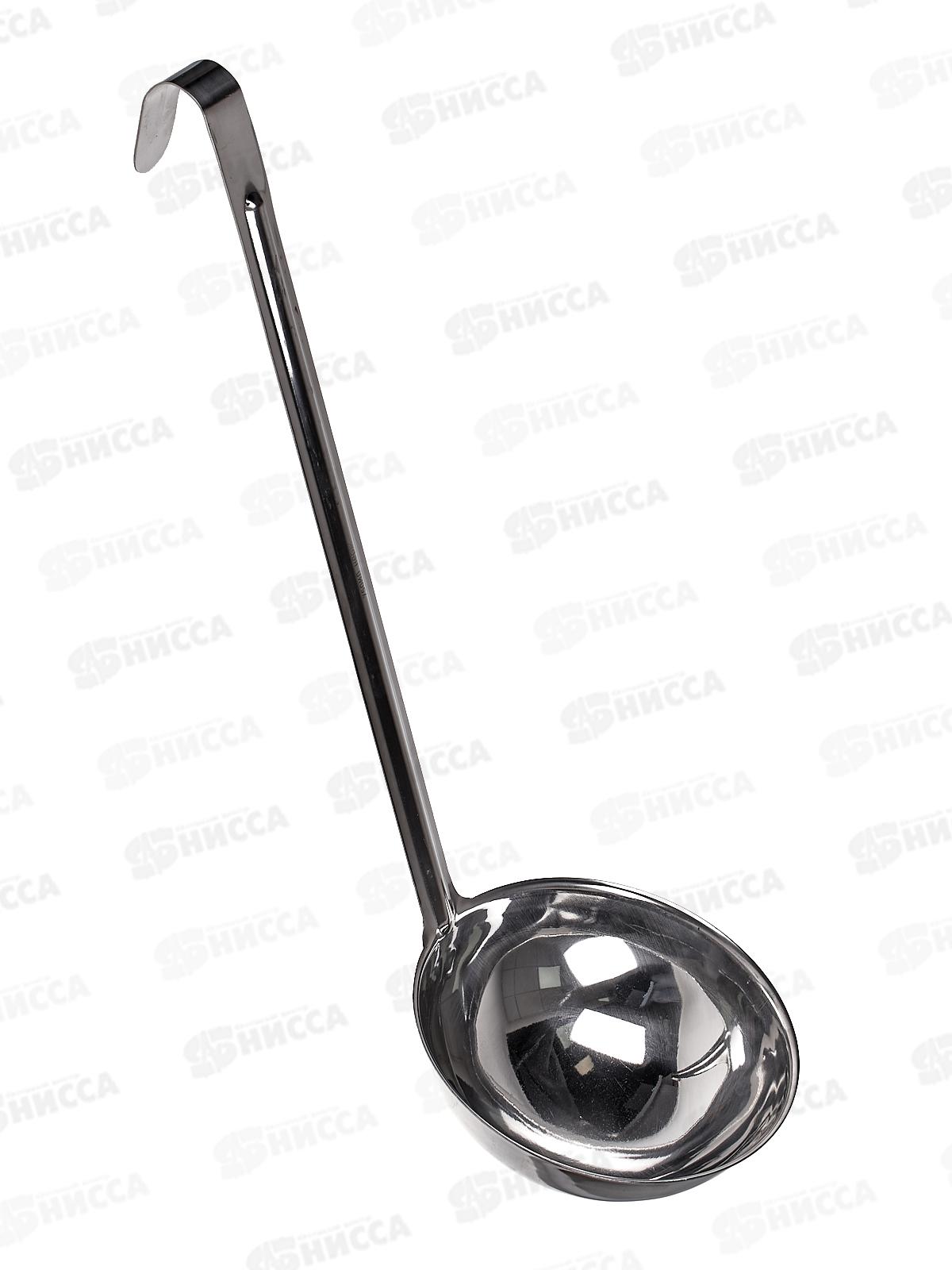 Половник сталь 750мл профессиональный цельнотянутый длинная ручка 38см 0052