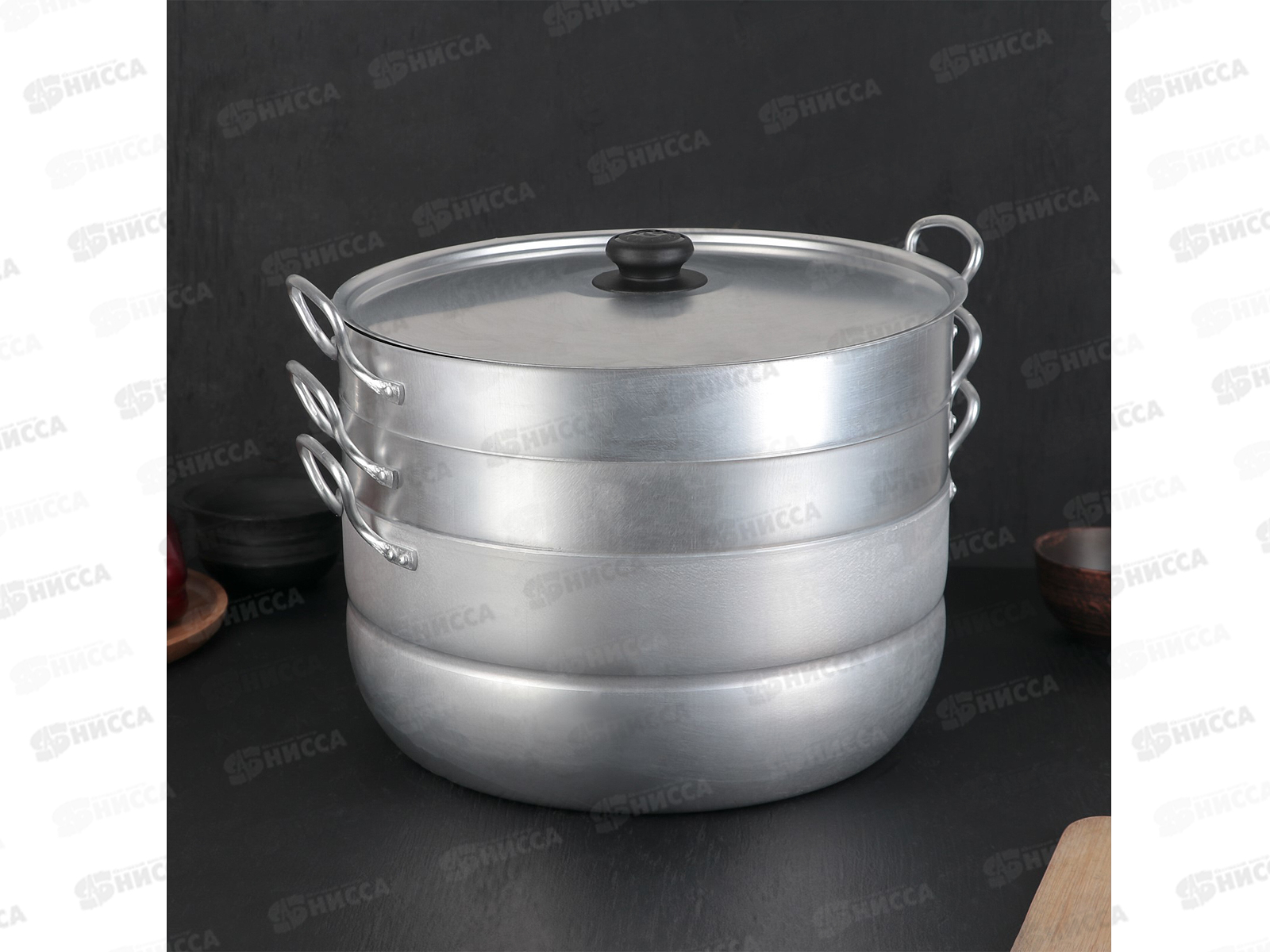 Манты-казан 13,0л с 2мя сетками А5 н/з 181325