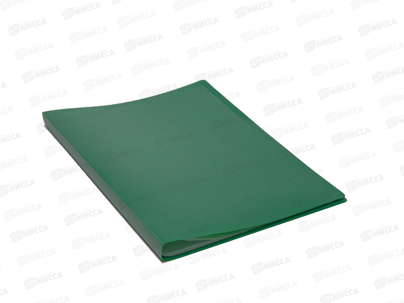 Папка с мультифорами 30 страниц STAFF зеленая, 225699 *10/130